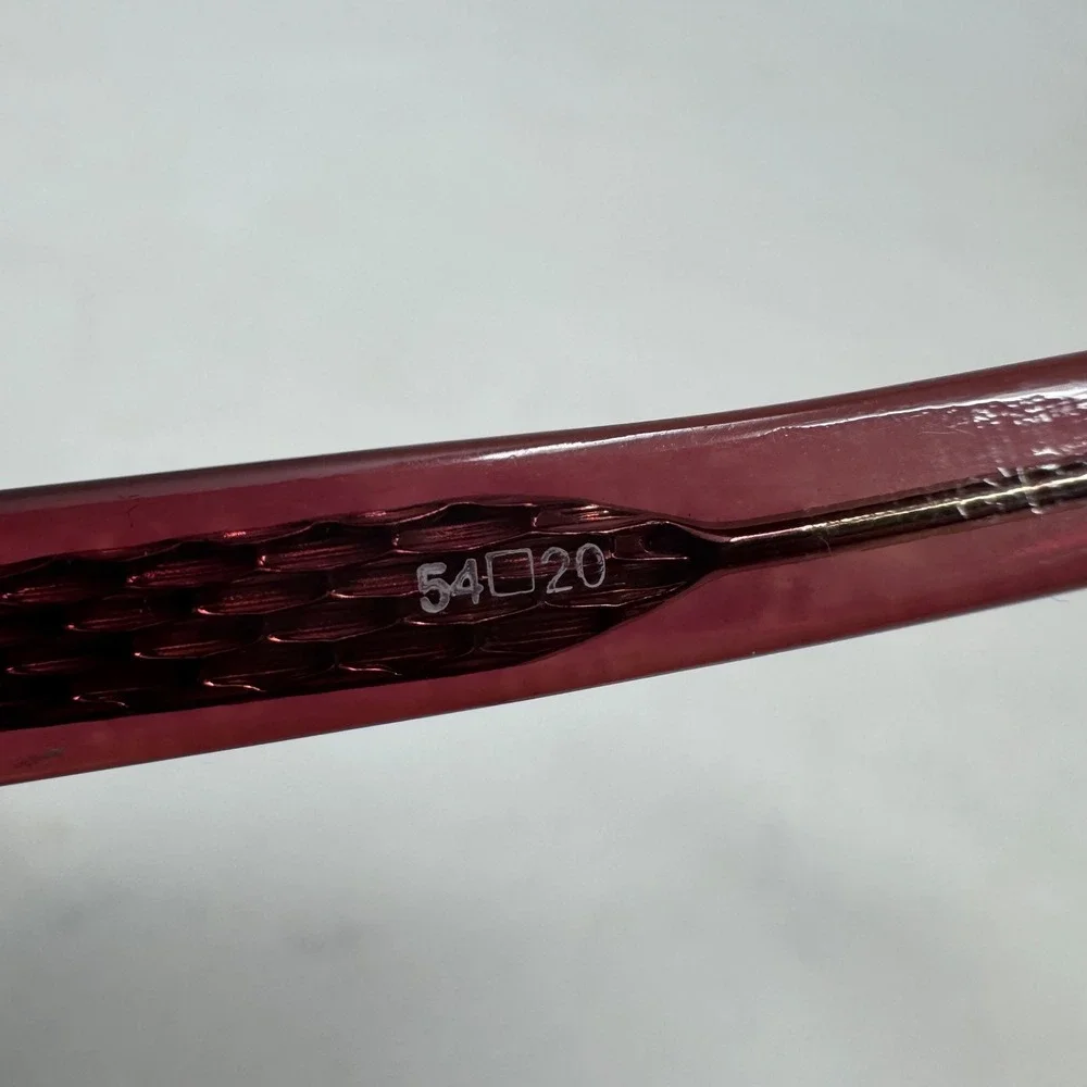 Vtg Christian Dior Oversized Butterfly Sunglasses Burgundy Marbled Frames Only - Picture 9 of 11